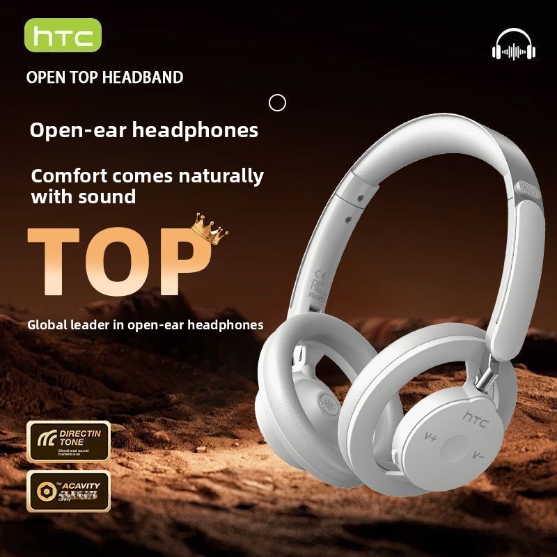 Anc Wireless Over Ear Headphones - Беспроводная Bluetooth-гарнитура HTC‑HP06 с открытым типом