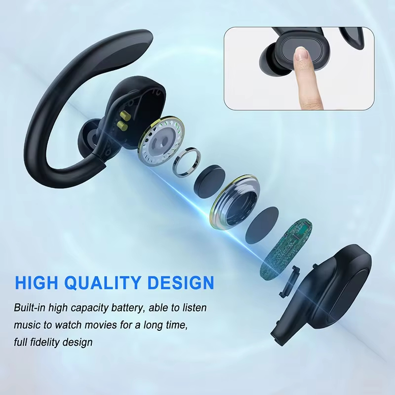 Bone Conduction Running Headphones - Оригинальные спортивные наушники с креплением на