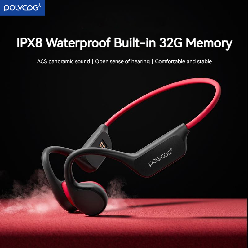 Bone Conduction Running Headphones - Беспроводная Bluetooth-гарнитура POLVCDG X7 с костной