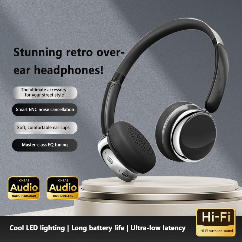 Ретро беспроводные Bluetooth-н – обзор и цена Anc Wireless Over Ear Headphones