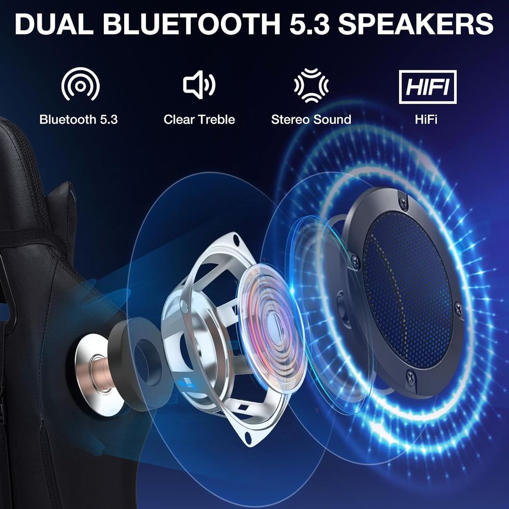 Игровое кресло RGB с Bluetooth – обзор и цена Speakers