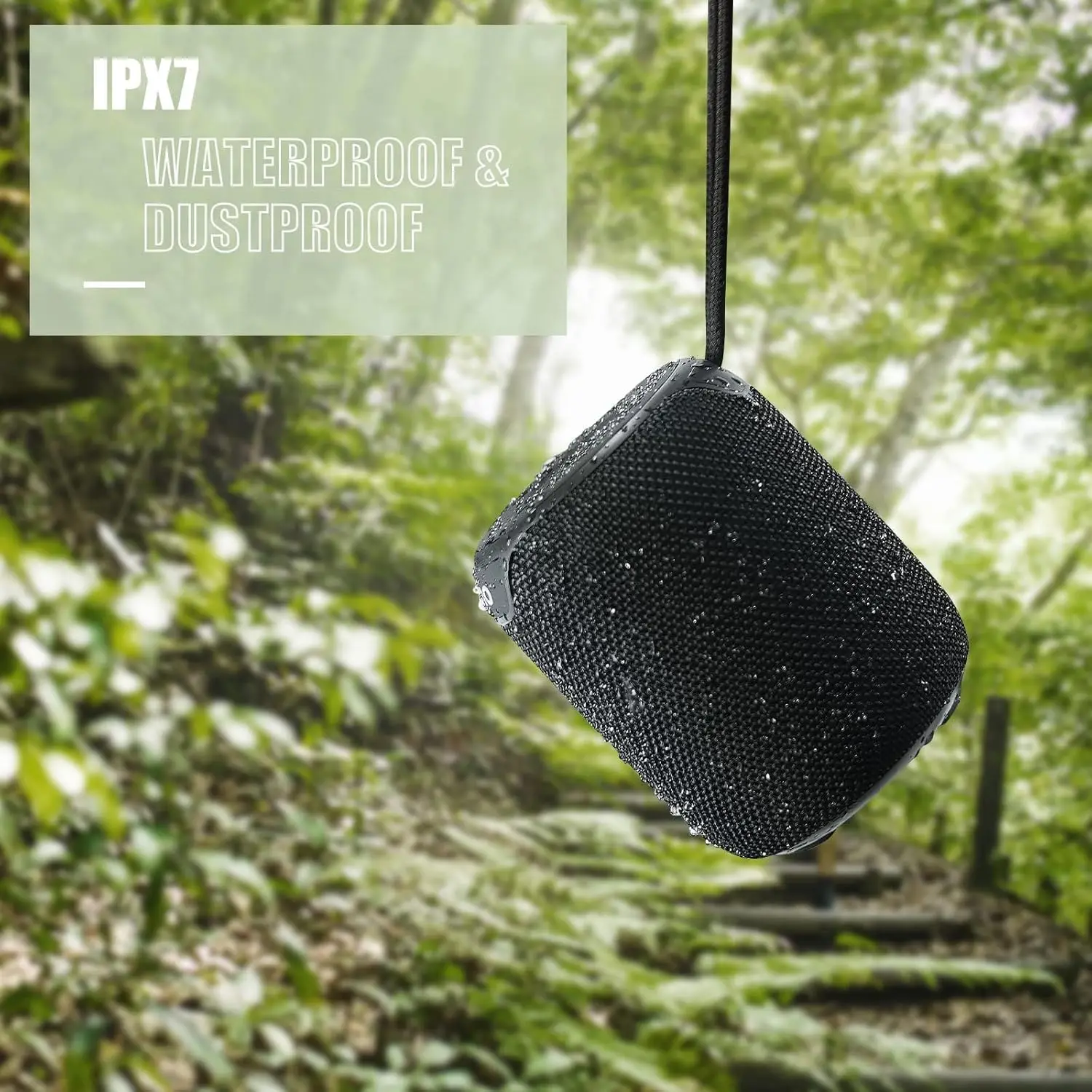 Колонки Bluetooth Ortizan X2,  – обзор и цена Portable Bluetooth Speaker Waterproof Ipx7