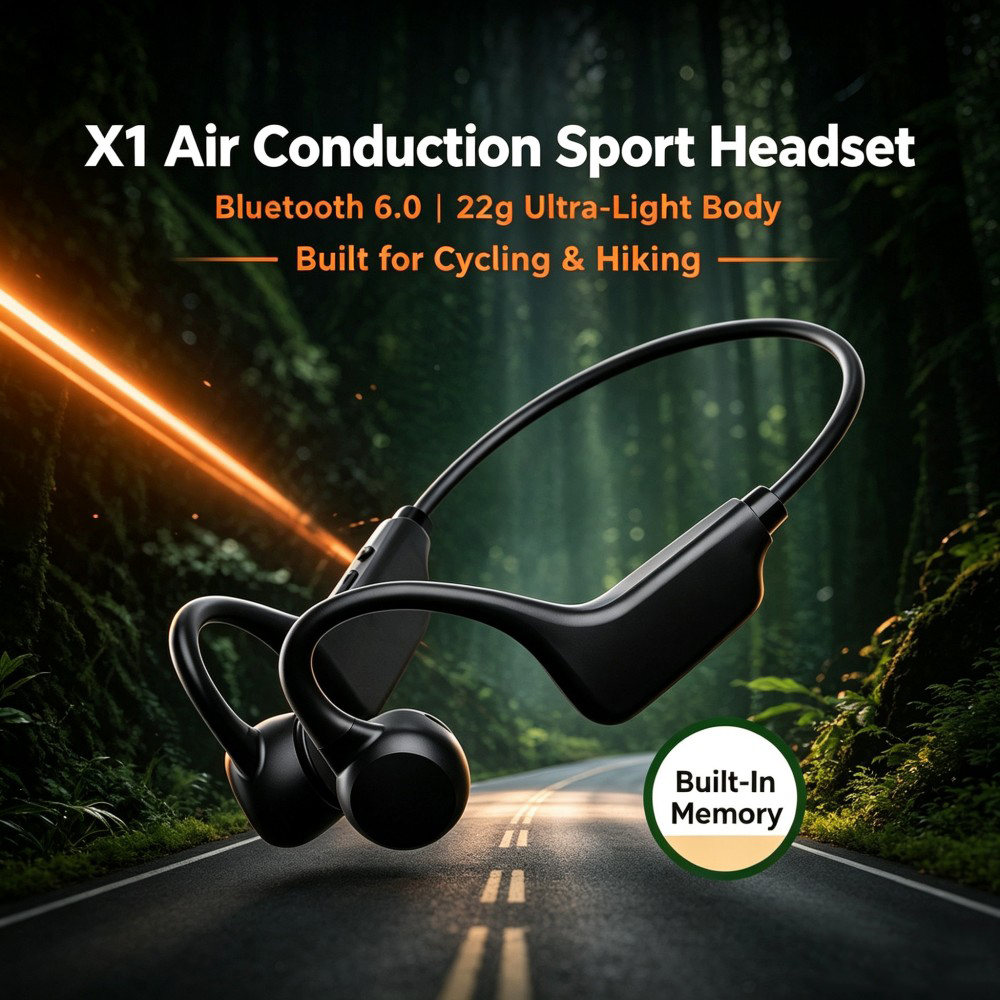 KEBIDUMEI Bluetooth 6.0 Наушни – обзор и цена Bone Conduction Running Headphones