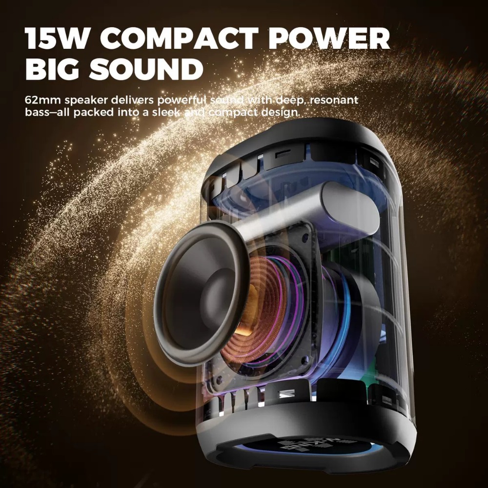 Беспроводная колонка W-KING D1 – обзор и цена Portable Bluetooth Speaker Waterproof Ipx7
